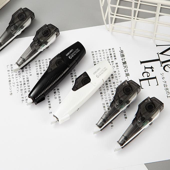 

SJ✣ Deli Correction Tape / Pita Koreksi Tip Ex Kertas 6 Meter Gratis 2 Refill 71462 Bagus Dipakai