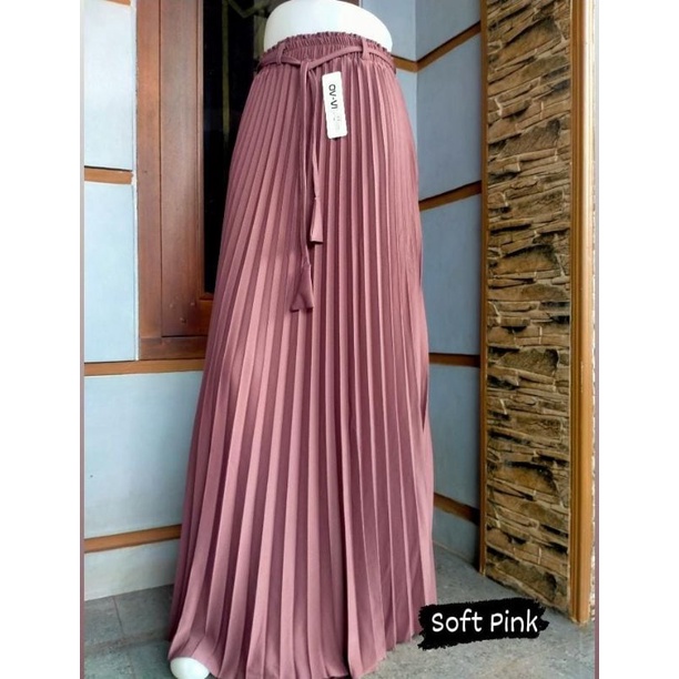 ROK PLISKET IMPORT PREMIUM/ ROK KERJA/ FLARE SKIRT/ ROK WANITA BAHAN PREMIUM/ ROK MUSLIMAH DEWASA