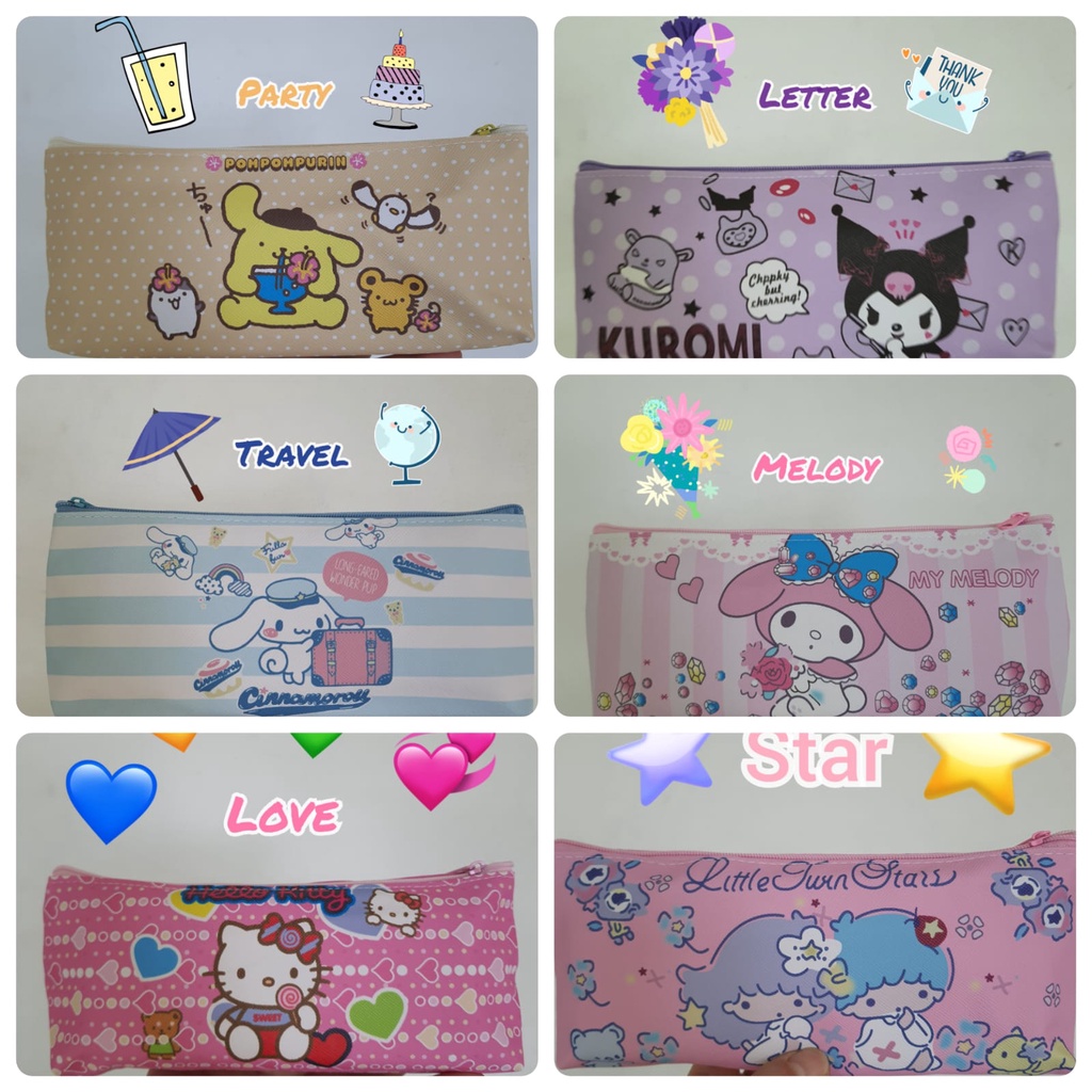 

Tempat pensil anak gambar karakter karakter lucu