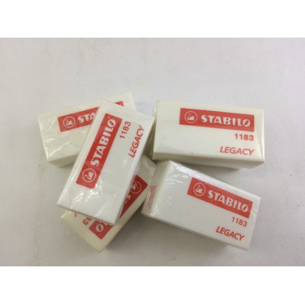 

Penghapus Stabilo Legacy 1183 / Stabilo Putih Kecil Murah Merah Red Eraser