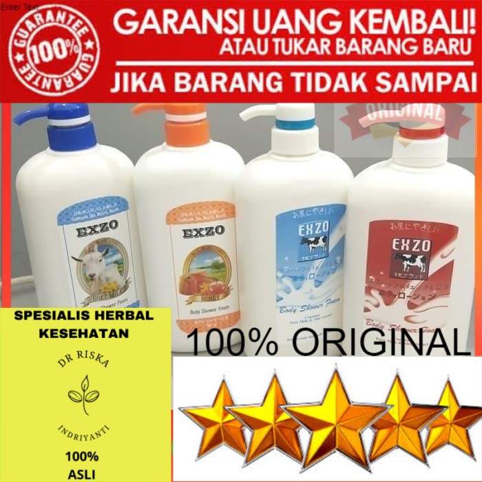 100% ORIGINAL OBAT SABUN PEMUTIH PENCERAH KULIT TUBUH SELURUH BADAN PERMANEN EXZO S