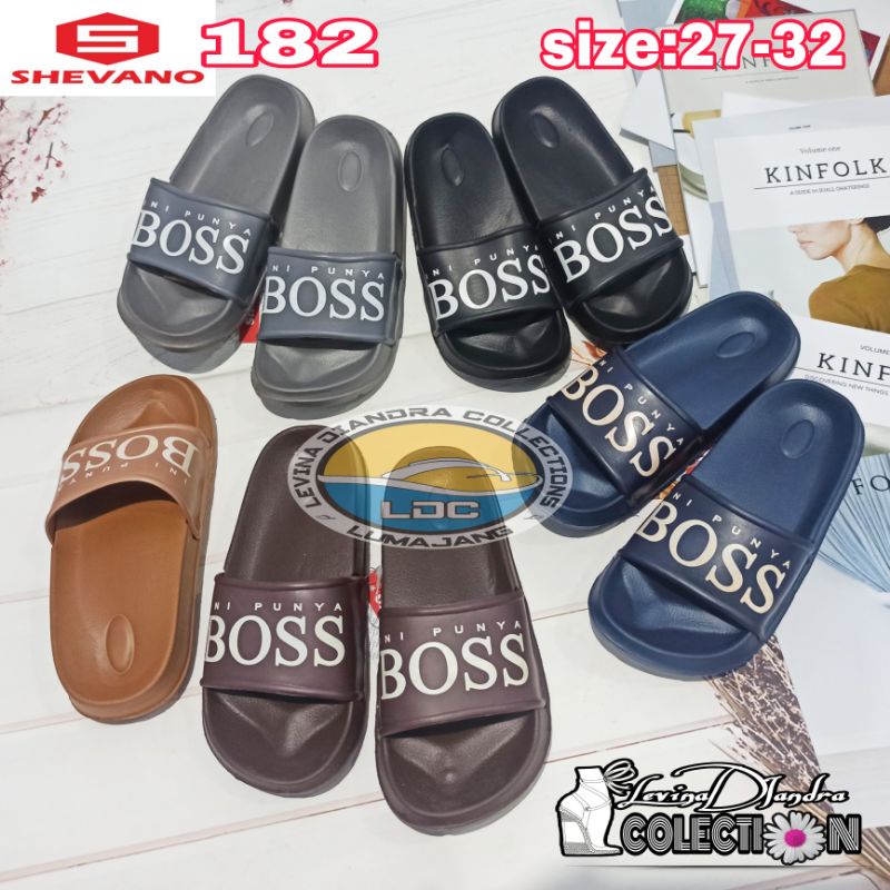 SANDAL SELOP KARET EVA SHEVANO 182 MOTIV BOSS ANAK(27-32)