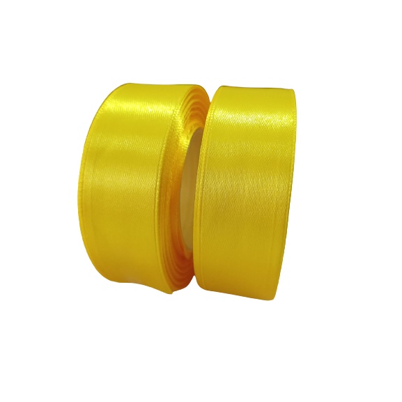 

Pita Satin Kuning Terang 1 inch / 2,5cm Per Roll