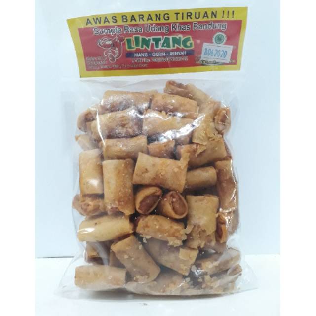 

Sumpia Rasa Udang khas Bandung 250gr / lumpia kering / cemilan gurih / sumpia ebi