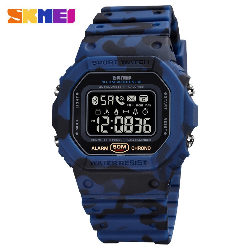 SKMEI 1743 Jam Tangan Pria Wanita Digital Smartwatch Anti Air MGOS-2