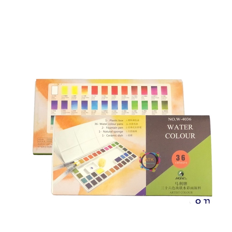 

Water Colour 36 Warna Maries #W-4036 / Cat Air Artist Colour 36 Warna – SHABG