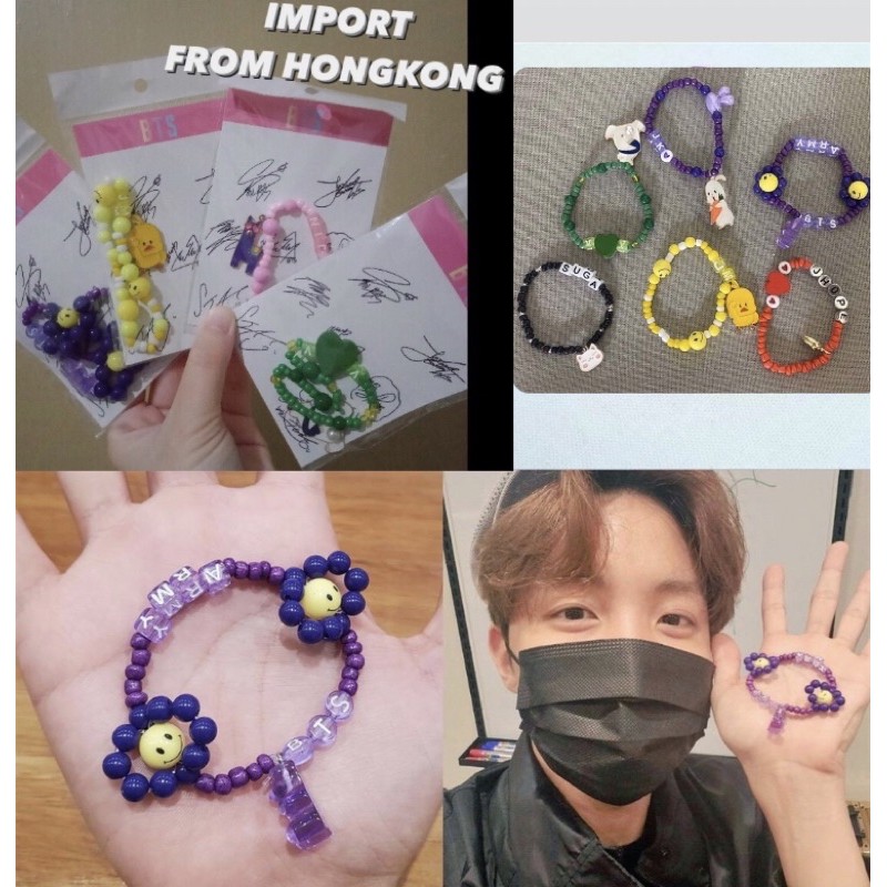 JHOPE BRACELET GELANG BTS ARMY V JIMIN SUGA RM J-HOPE JIN TAEHYUNG JUNGKOOK NAMJOON