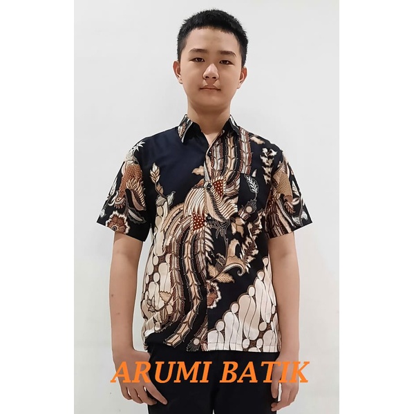 Kemeja Anak Laki Laki Perempuan Seragam Sekolah Batik 3025 PAUD TK SD
