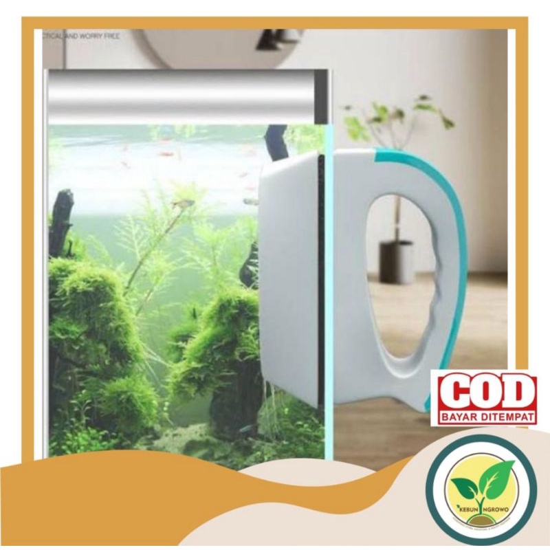 MAGNET APUNG PREMIUM DARI RECENT MC-06 SDI pembersih kerak jamur kaca hikari mengapung floating aquarium aquascape