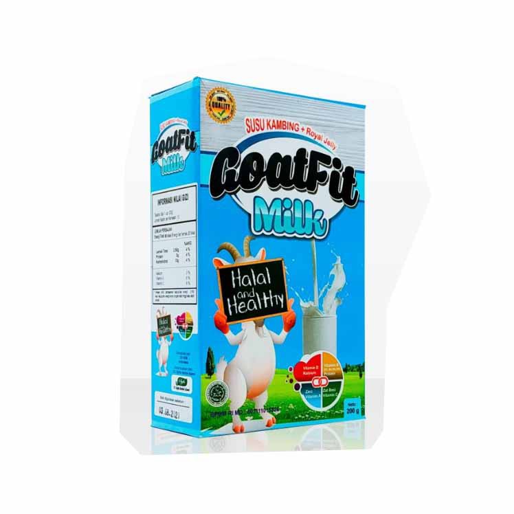 

GOATFIT MILK PUTIH susu Kambing ettawa plus Royal jelly