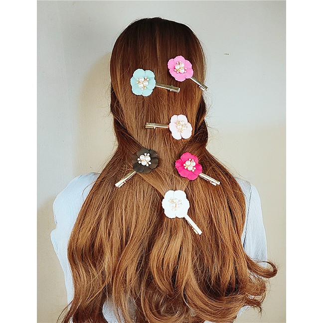 LRC Jepit Rambut Fashion Alloy Large Flower Hair Clip F6204X