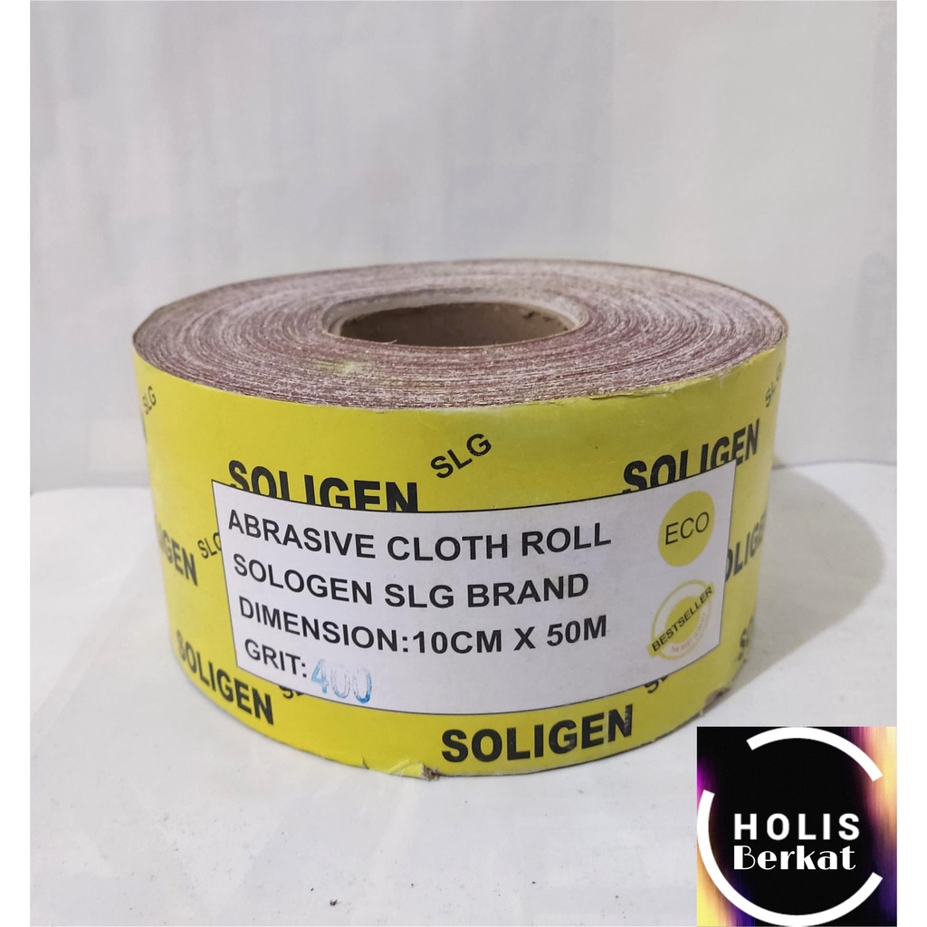 Amplas Meteran (Per 1 Meter) / Amplas Duco / Amplas Roll SOLIGEN