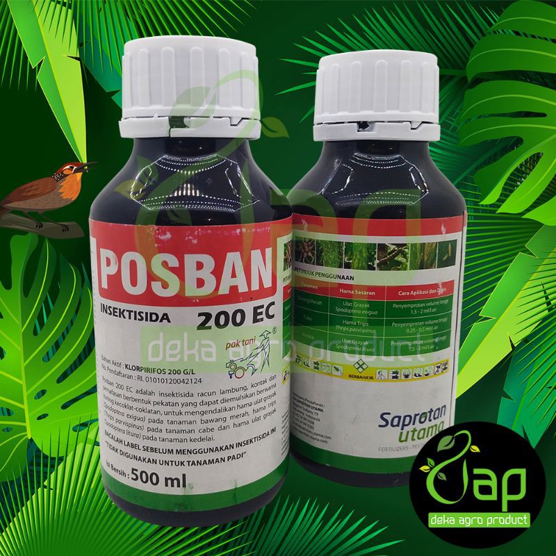 INSEKTISIDA POSBAN 200EC 500ML pak tani