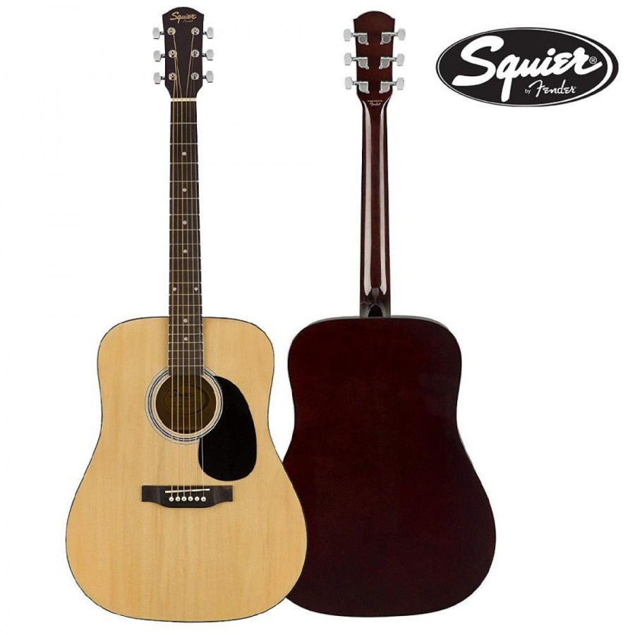 Squier SA150P / SA-150P Black Dreadnought Acoustic Guitar