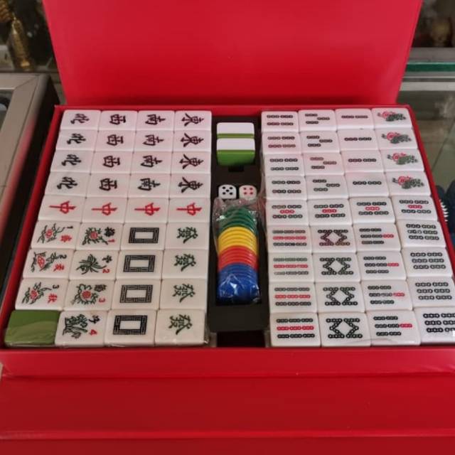 Mahjong Mahyok Large Size Dengan Koin Mahjong