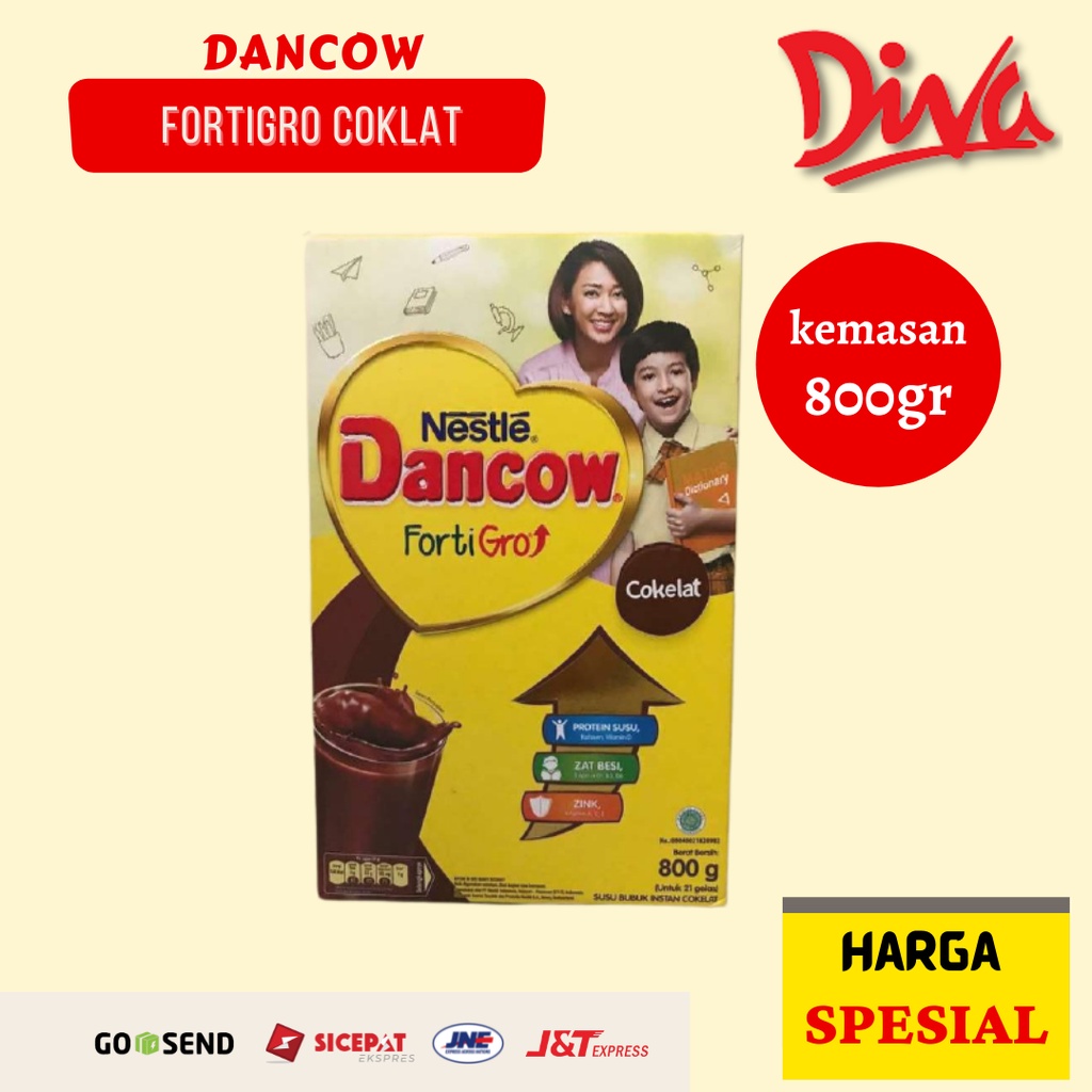 

[800gr] Dancow Susu Fortigrow Coklat