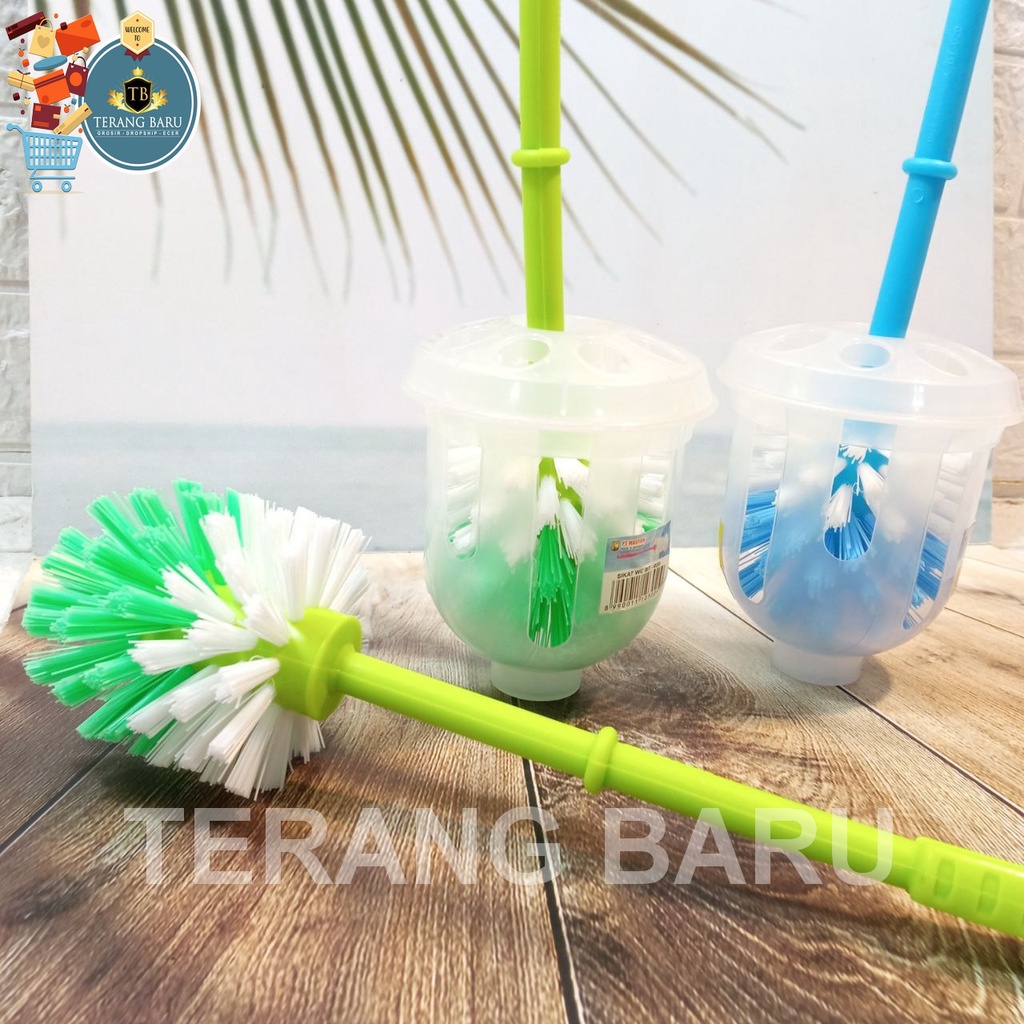 Sikat WC Maspion BT020 | Sikat WC Gagang | Sikat WC Tangkai Panjang | Sikat Kamar Mandi