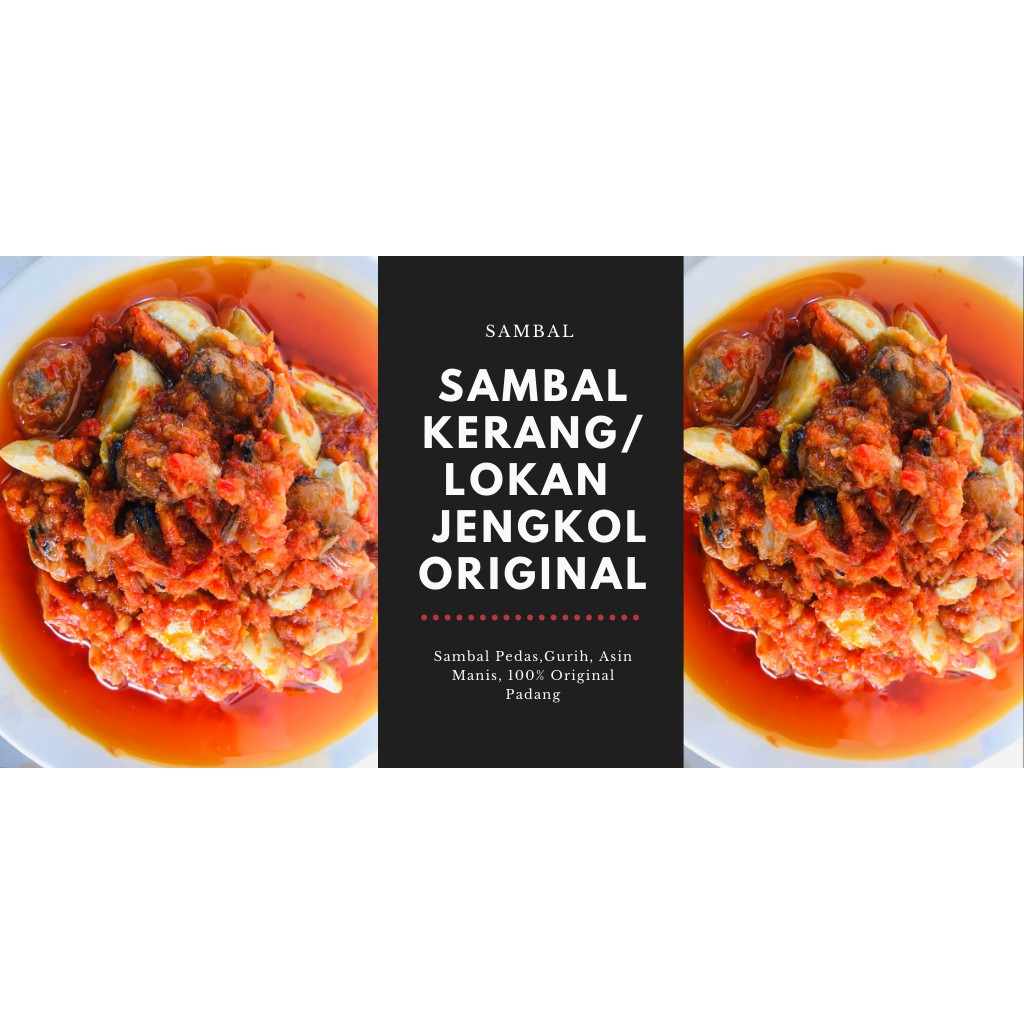 

Sambal Kerang / Lokan + Jengkol Original 215 Gram