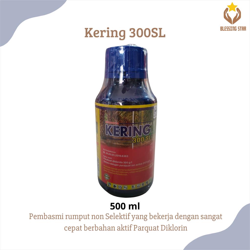 KERING 300SL obat basmi rumput liar ilalang gulma liar 500ML