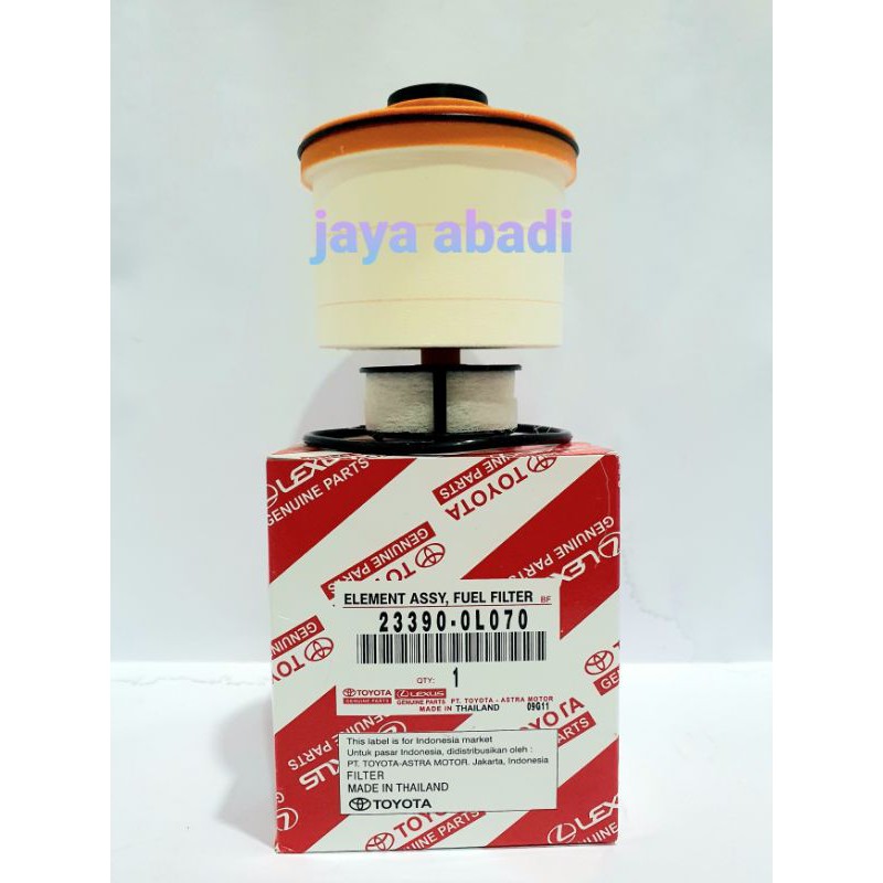 fuel filter filter solar innova reborn inova reborn fortuner 28330-0L070 oem import