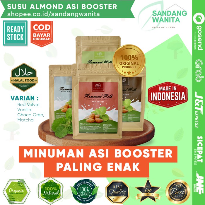 SUSU ALMOND ASI BOOSTER PELANCAR ASI BOSTER TORBANGUN HERBAL RASA KEKINIAN KUALITAS JAMINAN TERBAIK