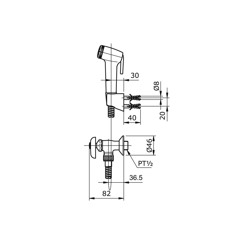 Jet Shower Toilet TOTO TX403SMCRB / TX 403 SMCRB