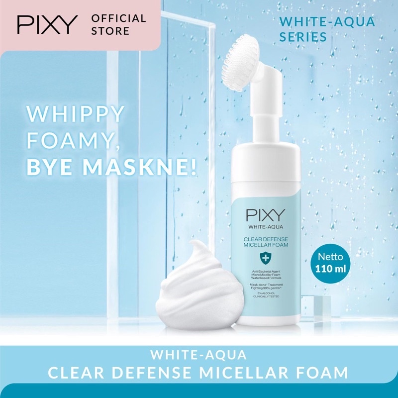 Pixy White Aqua Clear Defense Micellar Foam