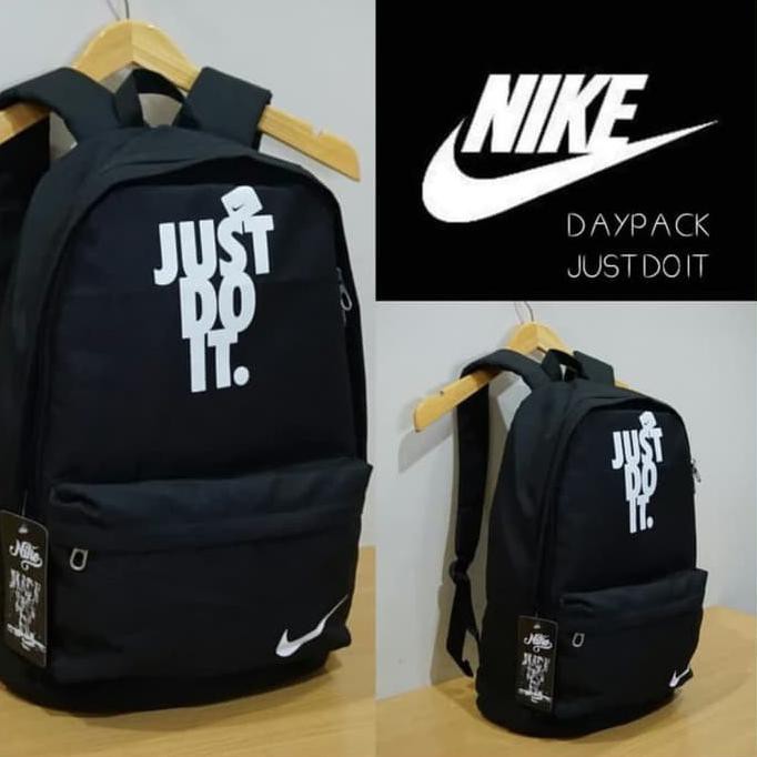 Tas Ransel Pria Wanita / Tas Punggung /Tas Sekolah / Tas Laptop Nike - Hitam Berkualitas
