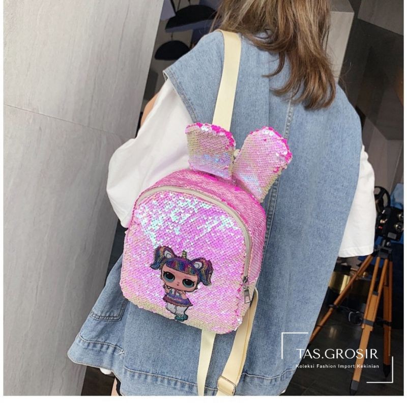 [COD] LB - Tas anak sequin ukuran kecil / Tas fashion import anak 053