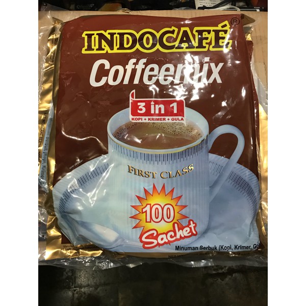 

Indocafe Coffeemix 1 Pak / 100 Sachet / Sashet / Pcs / Bungkus / Kopi - kkp252