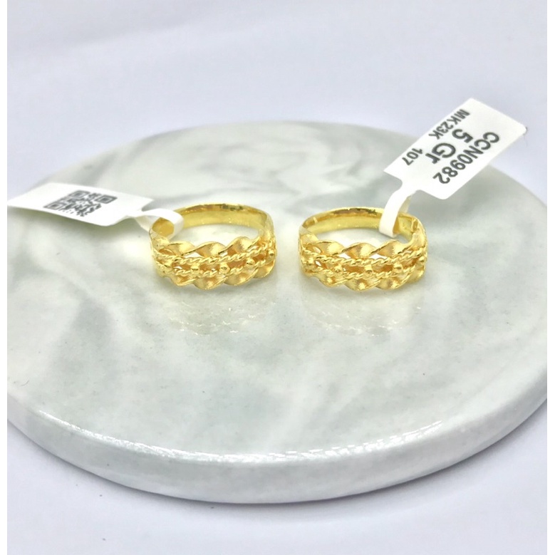 cincin lilit kadar 96% emas 23k