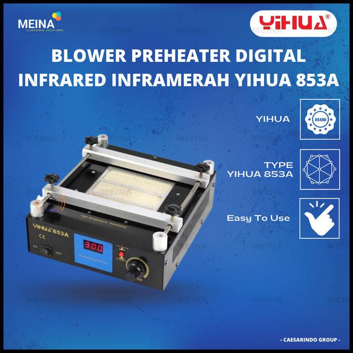 Yihua 853A Blower Preheater Digital Infrared Inframerah / Soldering