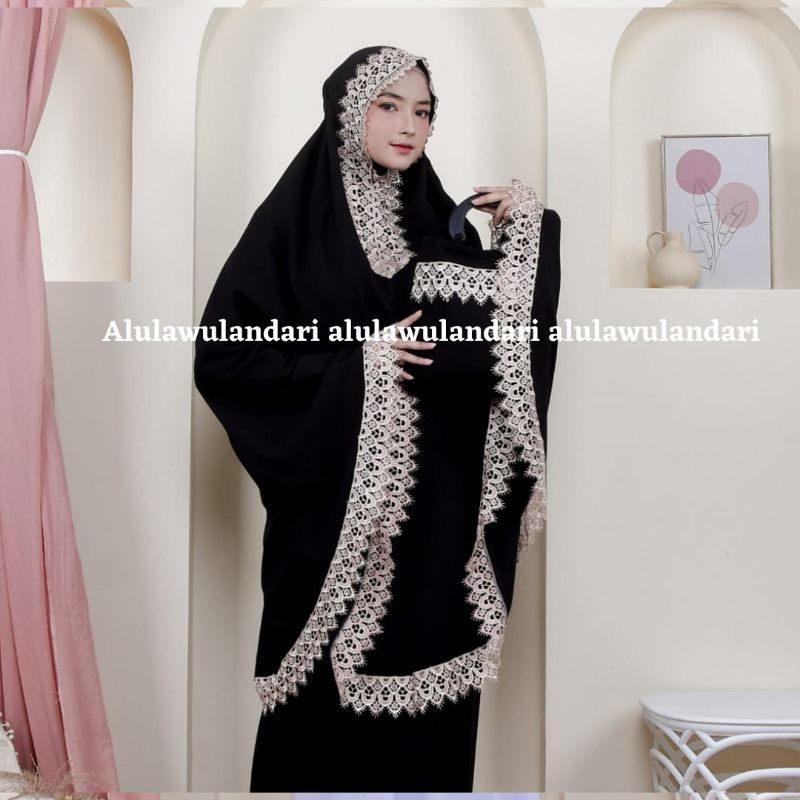 mukena dewasa katun renda ELVIRA series