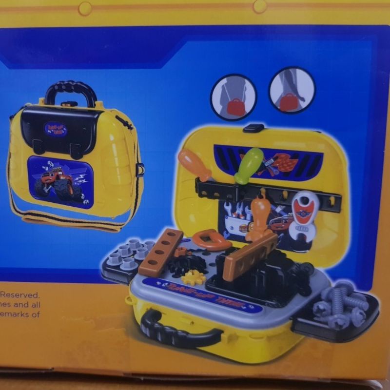 Mainan Koper Tas Tools Perkakas Peralatan Tukang - Mainan Tas Tools