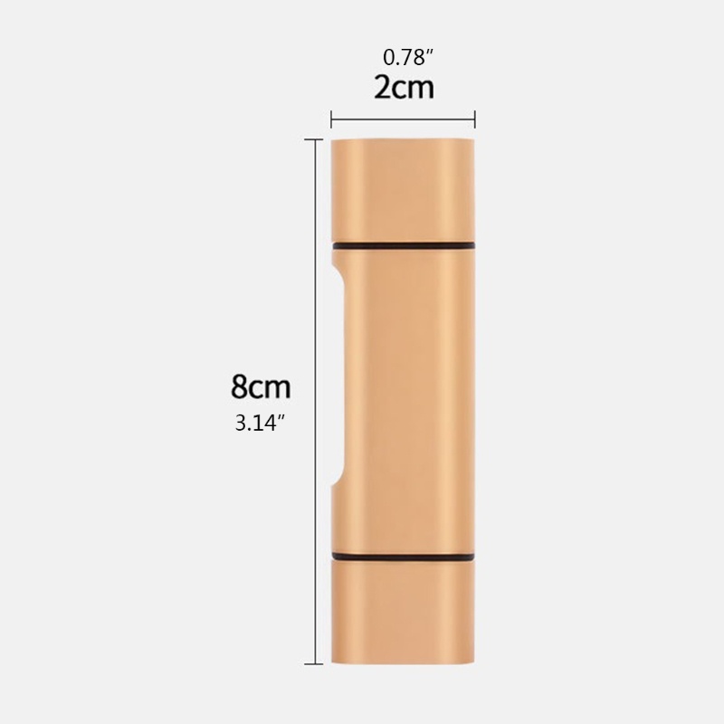 Btsg 8cm Tinggi Mini Card Readers Untuk SD TF Card USB 2.0 Port Aplikasi Lebar 5-in-1 Portable Card Readers