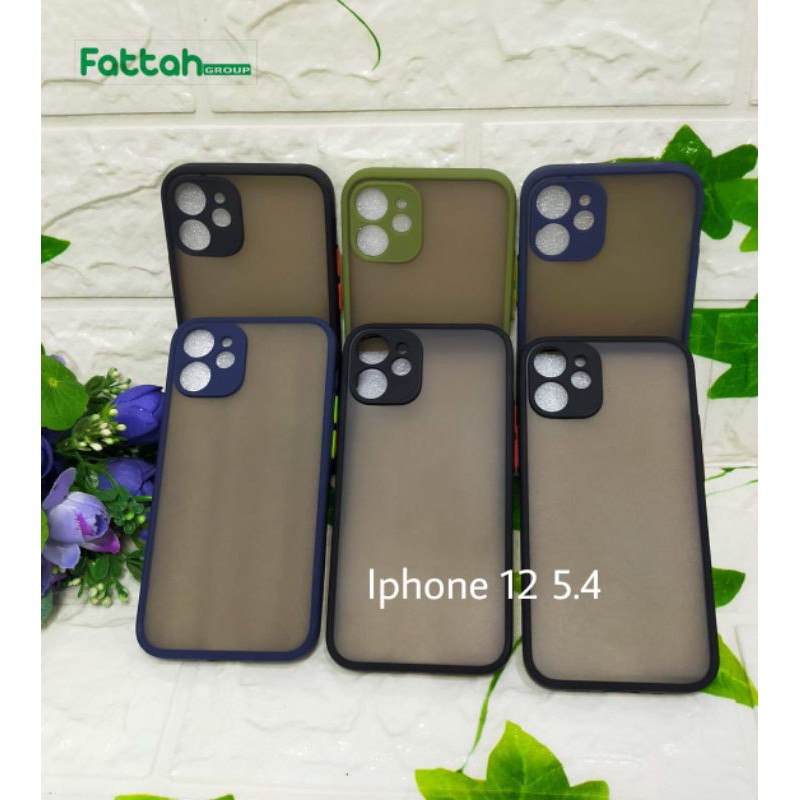 Case Fuze Dove Iphone 12 5.4 Anti Glare Casing Frosted Pelindung