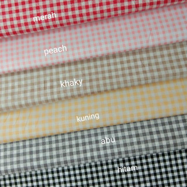 Katun jepang motif kotak tokai senko