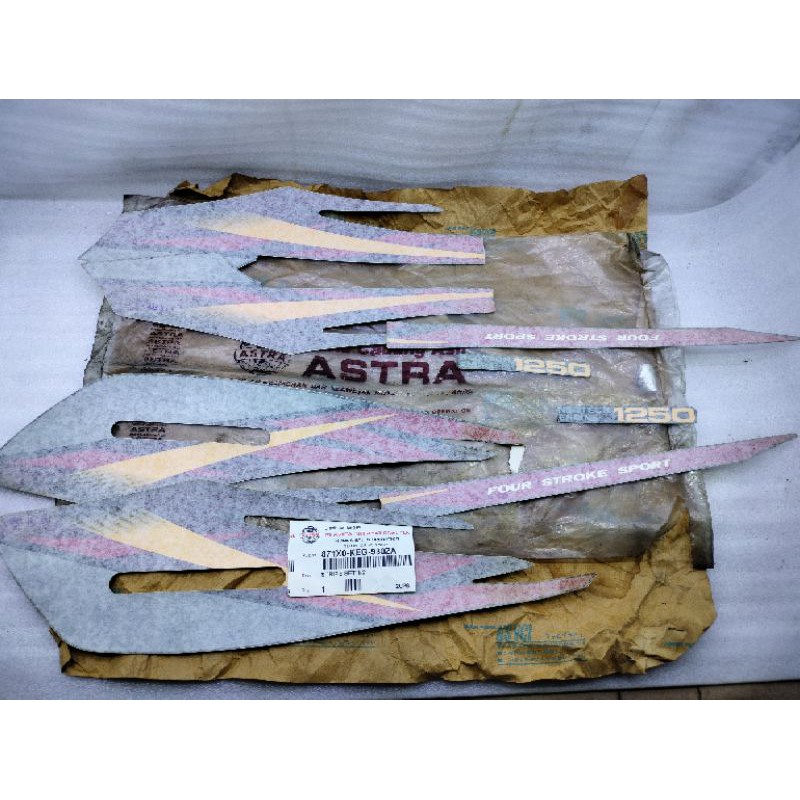 sticker striping honda gl max tahun 1997 1998 original nos