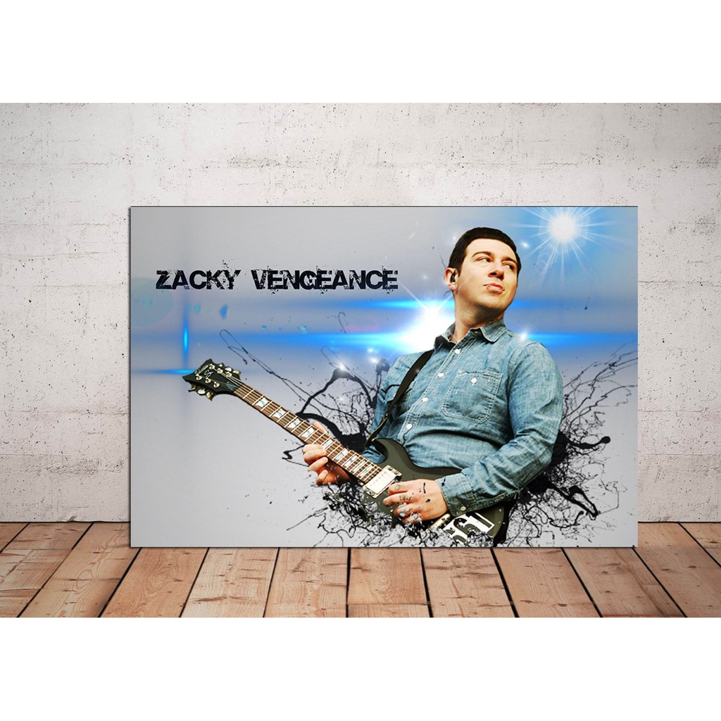 Poster Zacky Vengeance Avenged Sevenfold/Poster Kayu/Hiasan Dinding /Poster Zacky Vengeance
