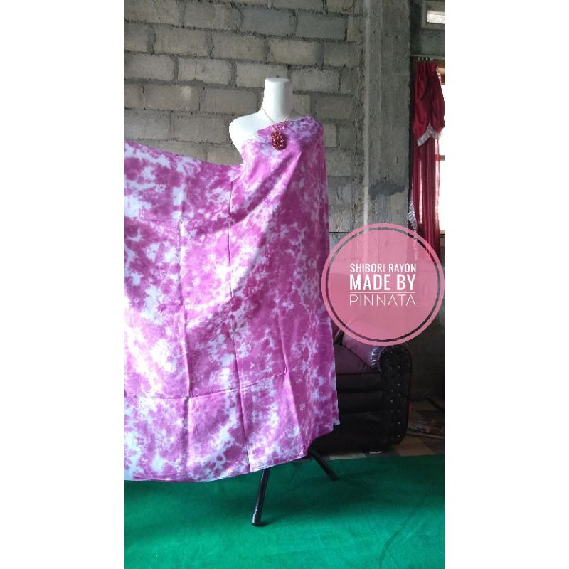 Kain shibori rayon murah