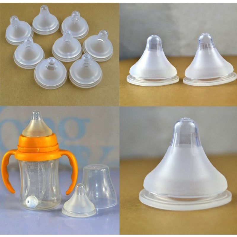 1pcs Nipple Dot pengganti untuk Botol Wide Neck