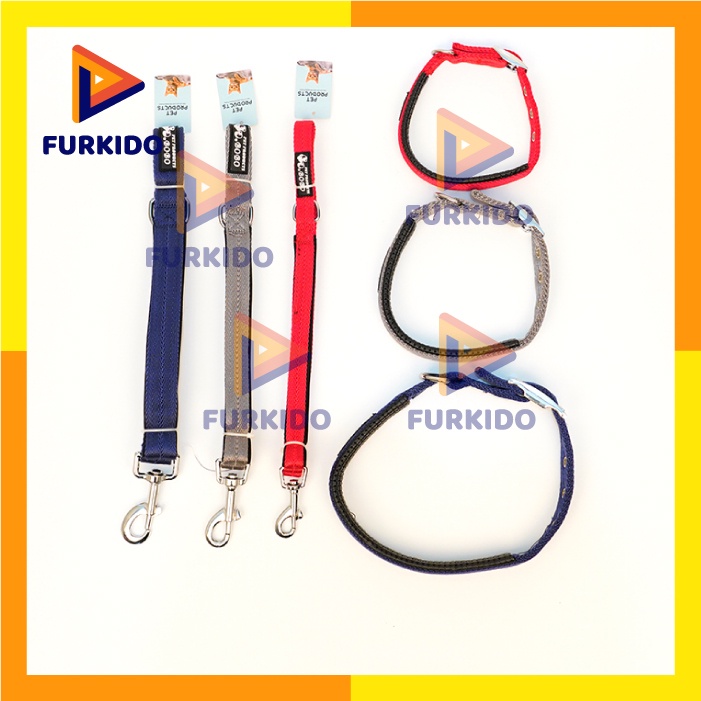 Richu Pet Collar Leash / Tali Tuntun Anjing Kucing BO-1907