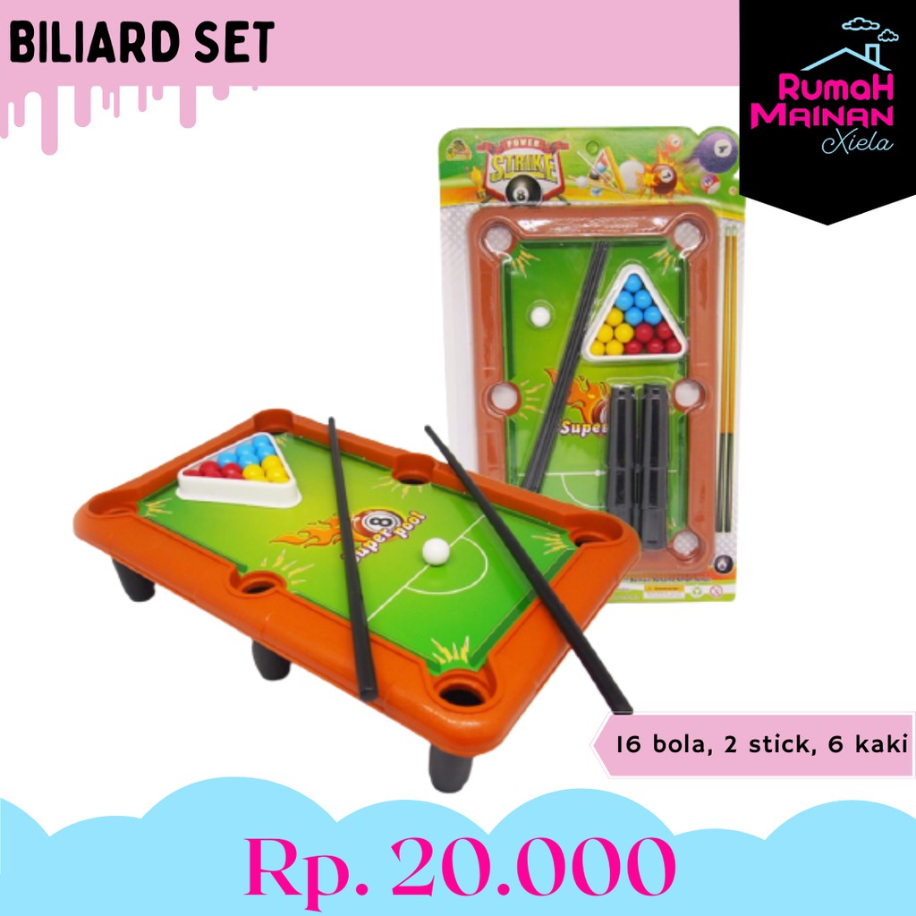BILLIARD SET - MAINAN BILLIARD MINI - 1609