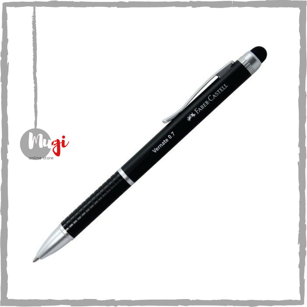 

Faber-Castell Stylus Pen Vernate 0.7 Black Barrel Black - Blue Ink