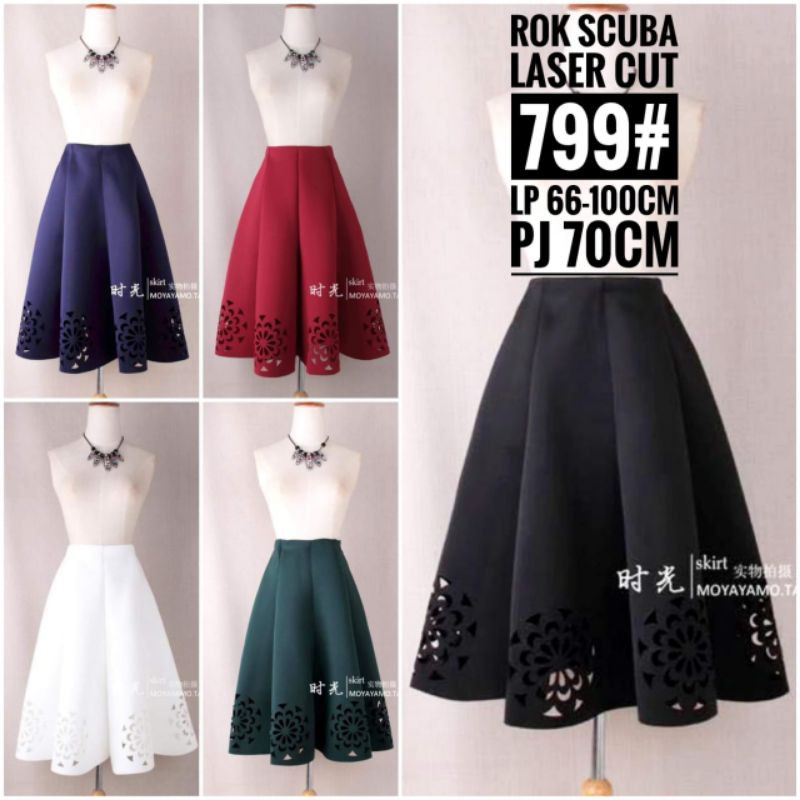 rok  cutting laser matahari s m l xl bisa pakai baby angel korea