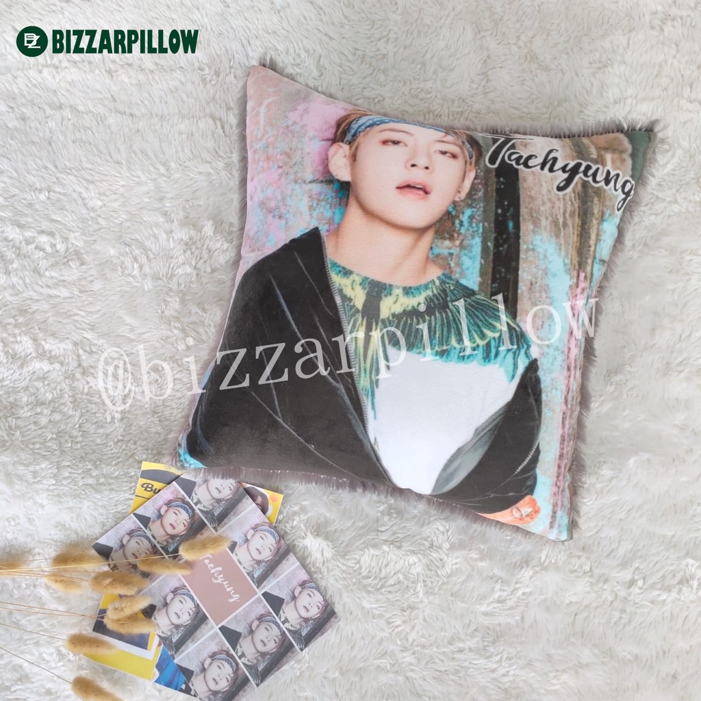 Bizzarpillow Bantal Foto Custom Fullprint Rasfur 40x40cm BZ036