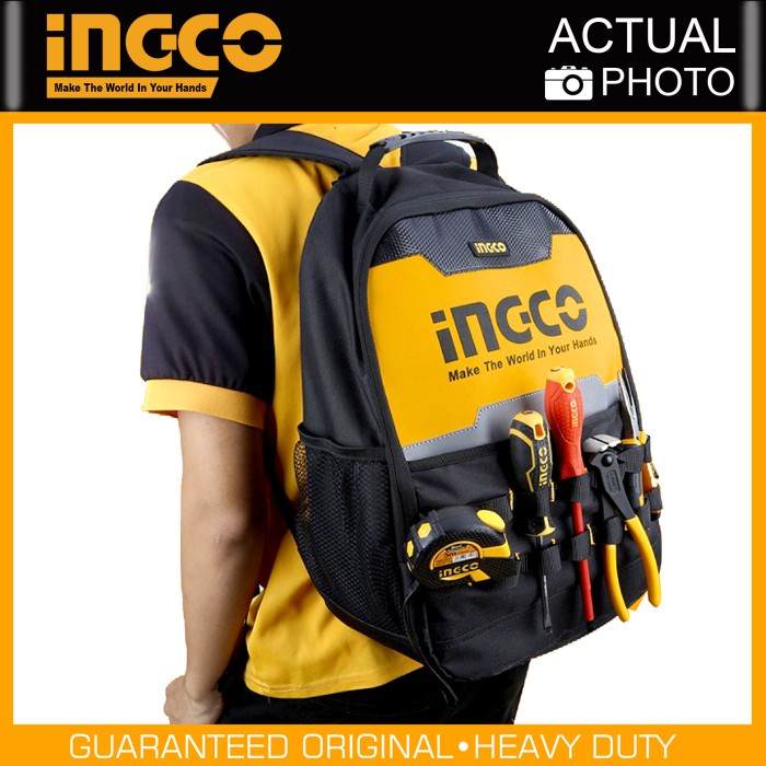 INGCO HBP0101 Tas Ransel Perkakas Tools Bag Back Pack Bagpack Toolbag