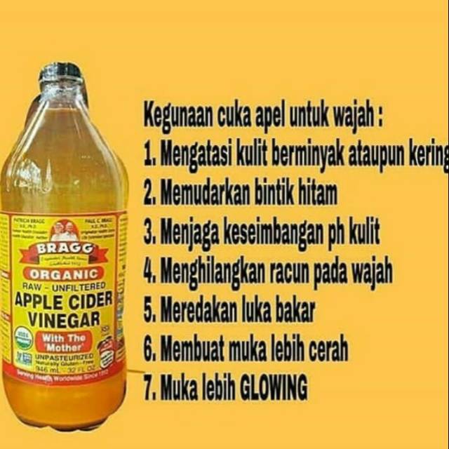 

BRAGG APPLE CINDER VINEGAR (ORGANIC) 30ml / 946 ml