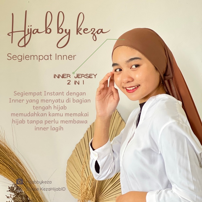 [PART 2]SEGIEMPAT INNER 2IN1 / 1 LAYER &amp; 2 LAYER /MATERIAL CERUTY BABYDOLL