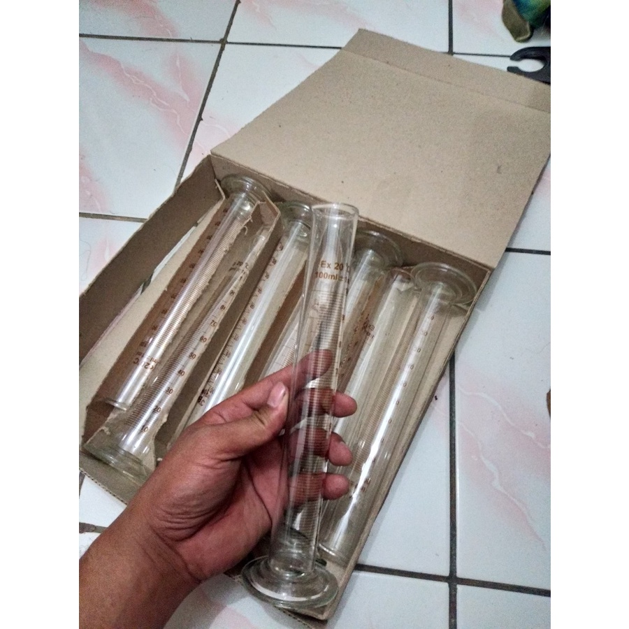 gelas ukur pyrex 100 ml